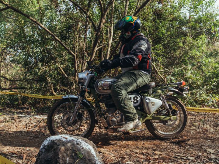 RE Trials 500 side action shot RE Trials 500 side action shot