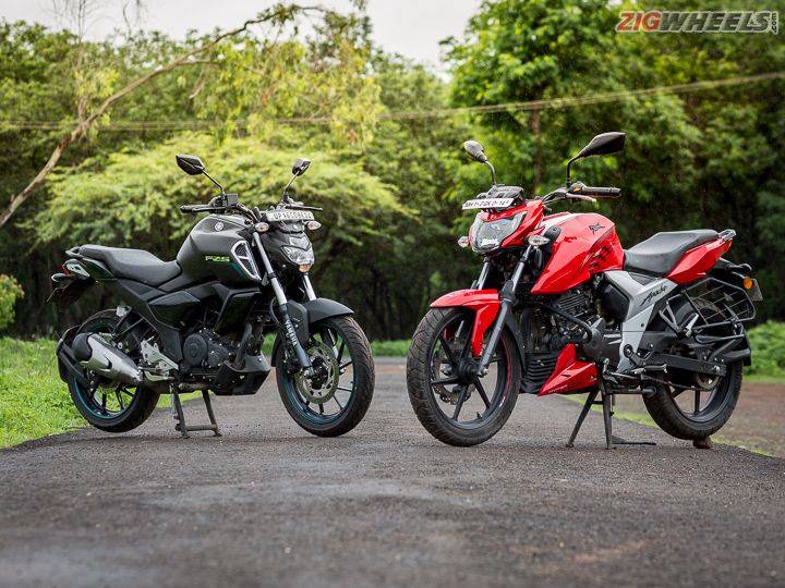 Yamaha FZ-S Fi V3.0 vs TVS Apache RTR 160 4V Image Gallery