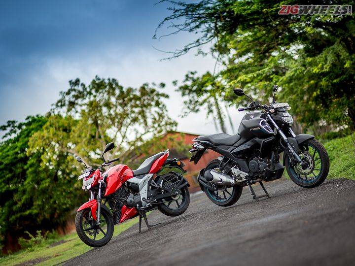 Yamaha FZ-S Fi V3.0 vs TVS Apache RTR 160 4V Image Gallery