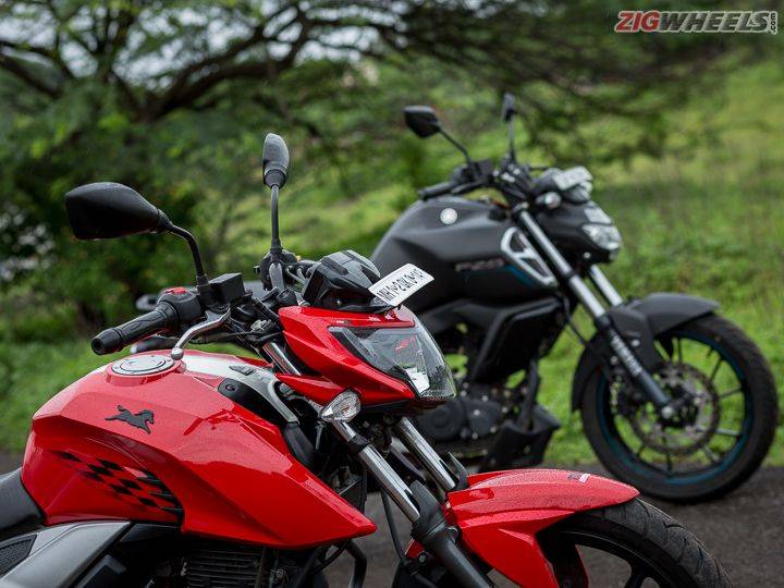 Yamaha FZ-S Fi V3.0 vs TVS Apache RTR 160 4V Image Gallery