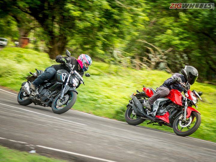 Yamaha FZ-S Fi V3.0 vs TVS Apache RTR 160 4V Image Gallery