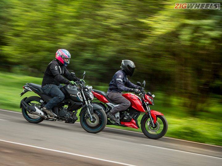 Yamaha FZ-S Fi V3.0 vs TVS Apache RTR 160 4V Image Gallery