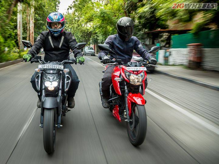 Yamaha FZ-S Fi V3.0 vs TVS Apache RTR 160 4V Image Gallery