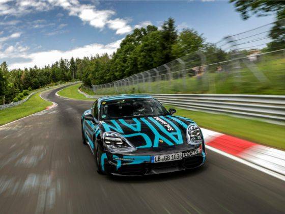 2020 Porsche Taycan Claims 4 Door Ev Lap Record At The Nurburgring