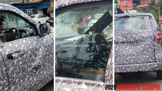2020 Mahindra Scorpio Interiors Spied For First Time Ahead Of 2020