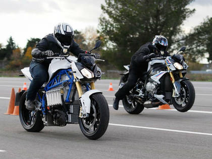 BMW electric bike race