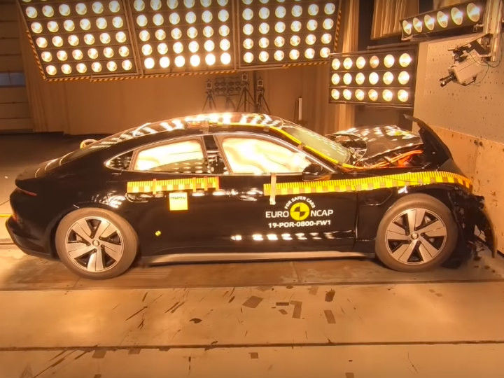Porsche Taycan 4S EV Scores 5 Stars In Euro-NCAP Crash Tests - ZigWheels