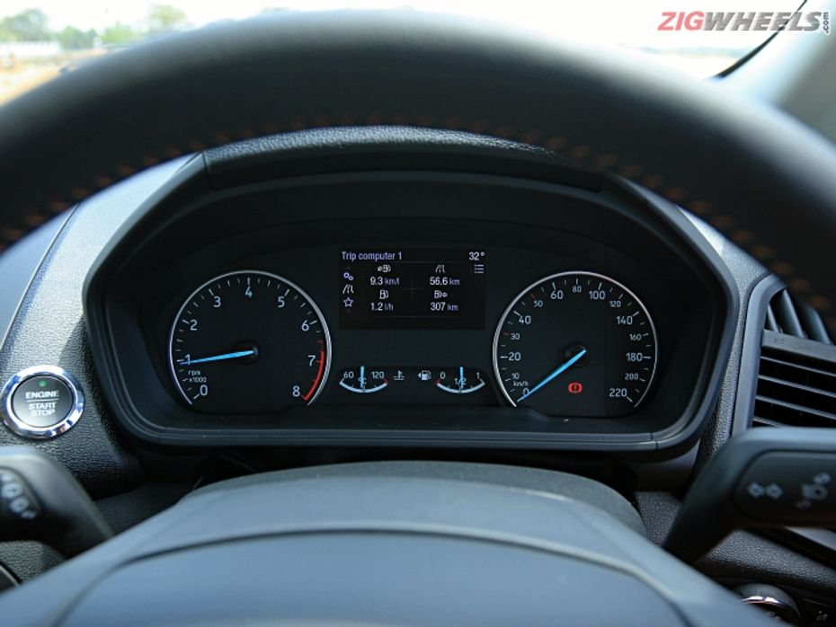 Ford EcoSport New Instrument Cluster