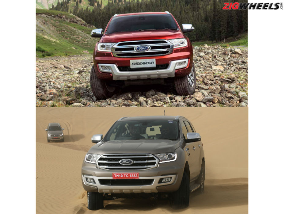 Ford Endeavour Comparison