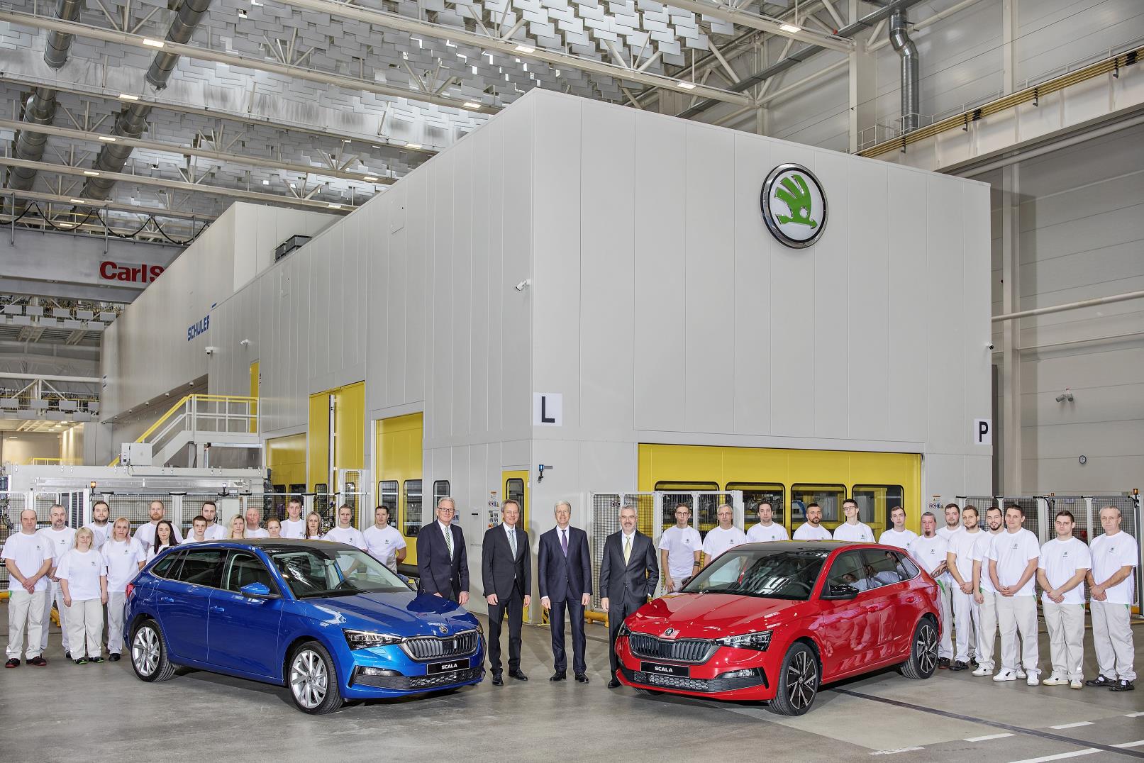First Skoda Scala Rolls Off Production Lines in Europe
