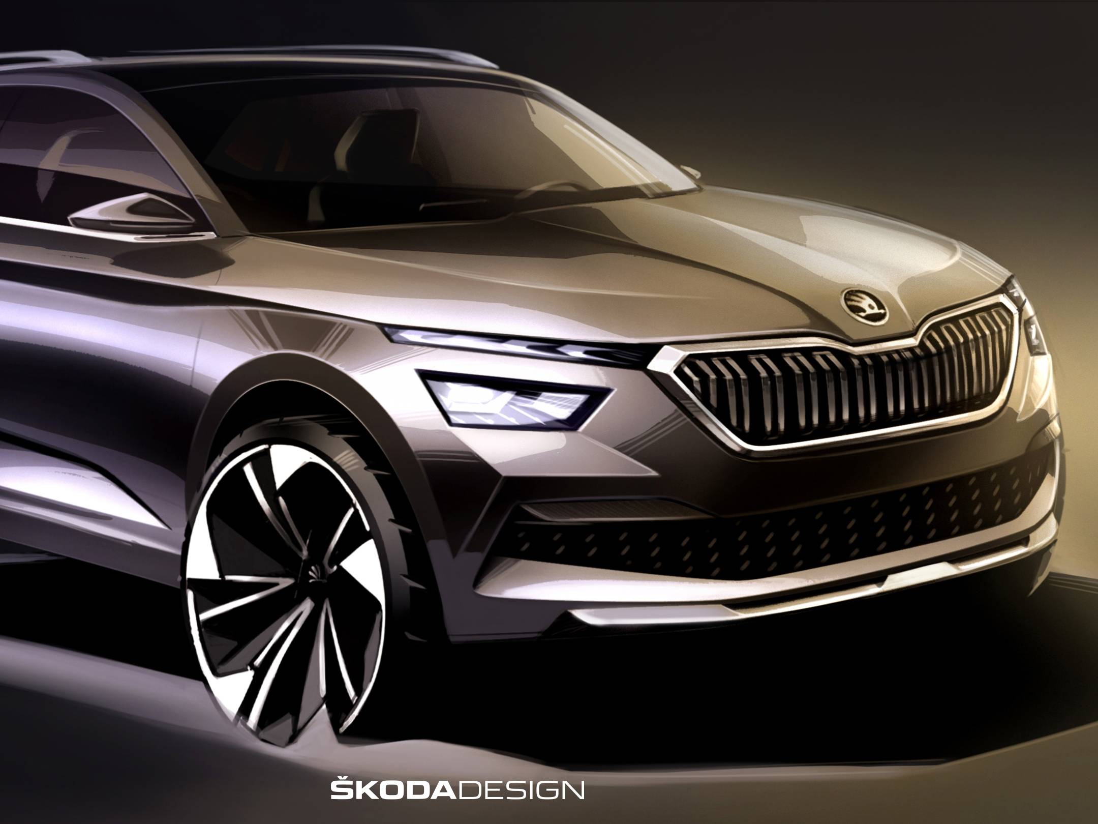 Skoda Kamiq Revealed In Sketches; Creta Rival To Debut At Geneva ...