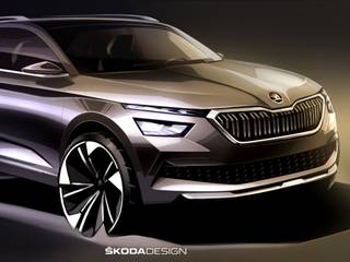 Skoda Kamiq Revealed In Sketches; Creta Rival To Debut At Geneva