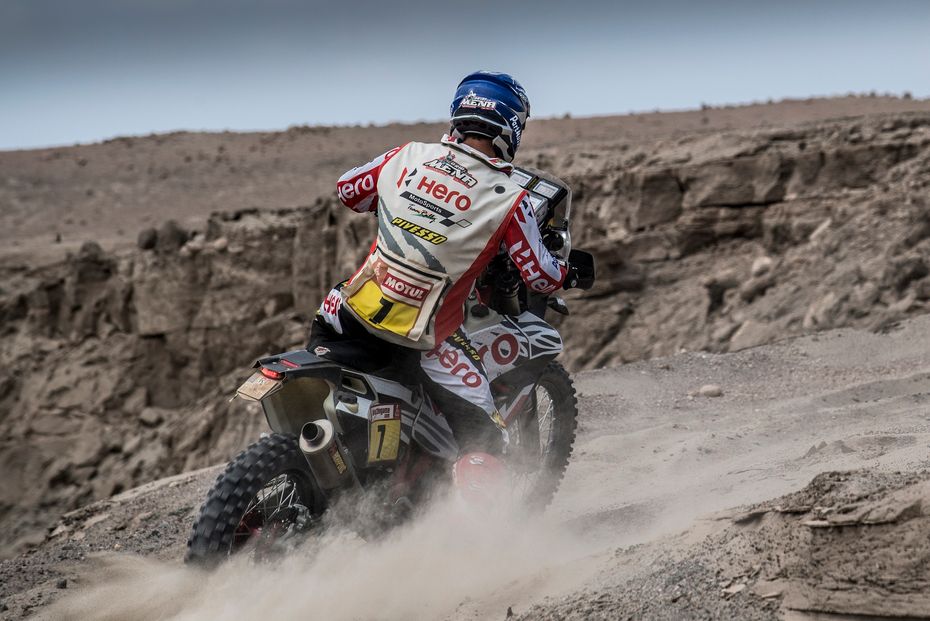 Dakar 2019 Peru Stage 4 Hero TVS Santosh Aravind