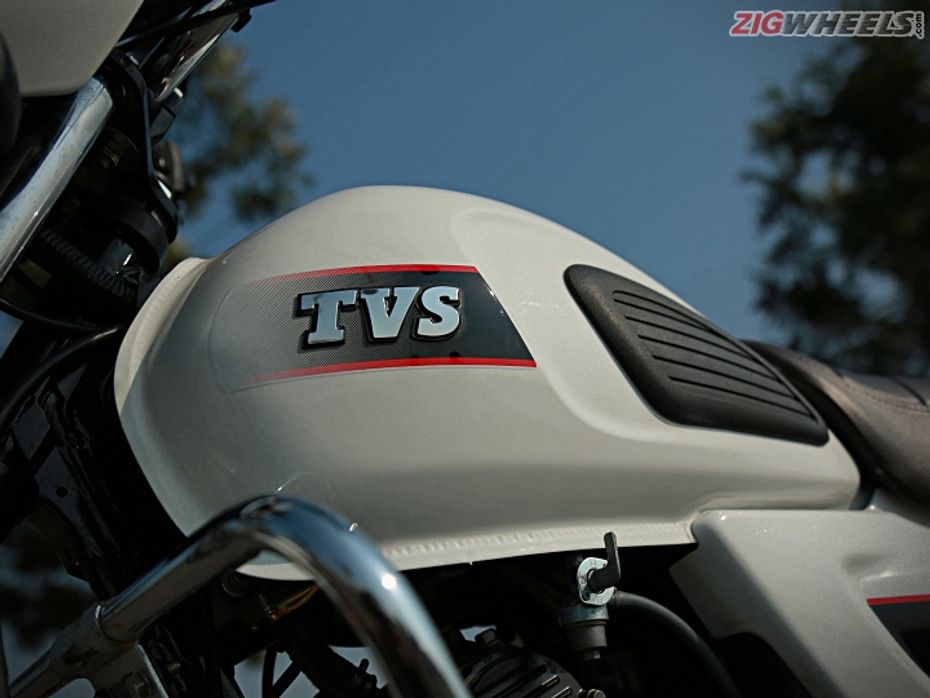 TVS Radeon review fuel tank