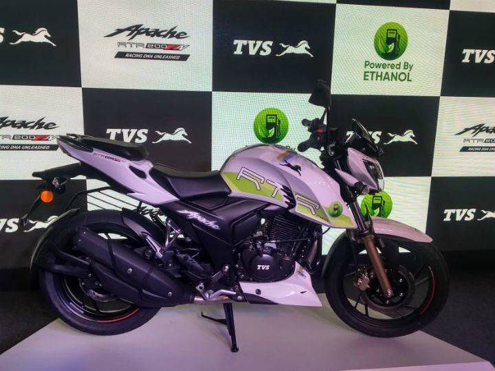 TVS Apache RTR 200 Fi E100 Ethanol bike launched