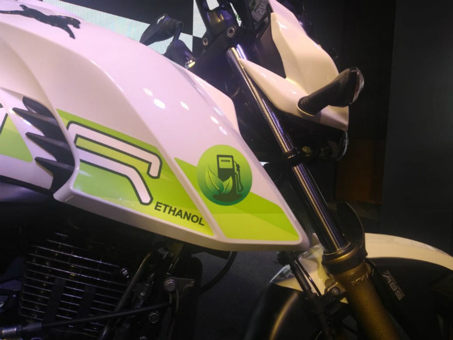 TVS Apache RTR 200 Fi E100 Ethanol bike launched