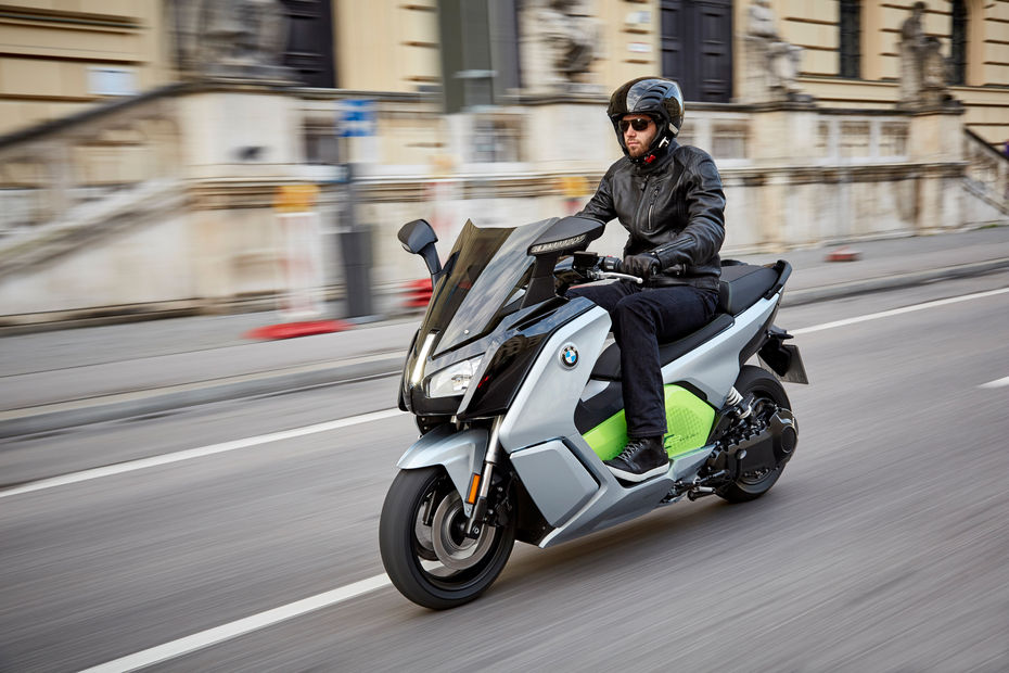 BMW Motorrad Working On A Roofed Electric Scooter