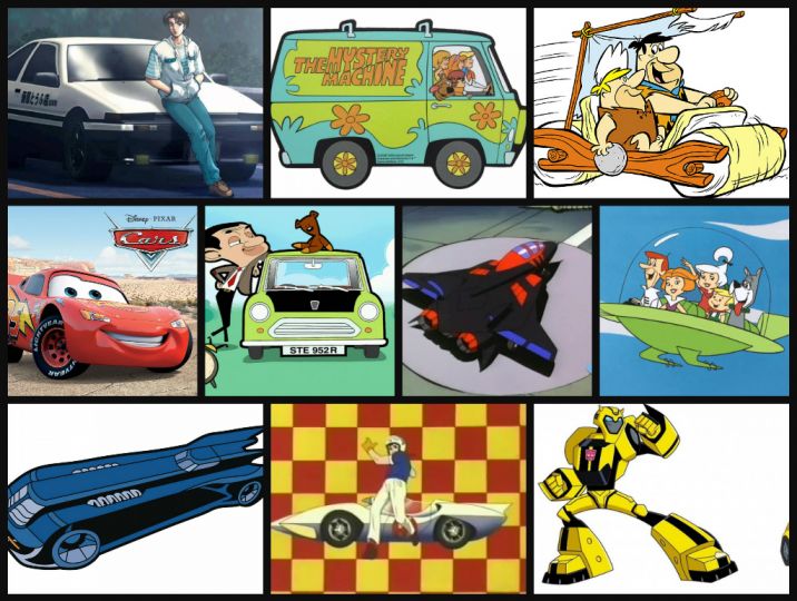 10 Most Iconic Cars From The Animated Past