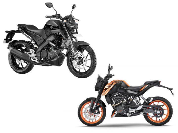 Yamaha MT  15 vs  KTM 125  Duke  Spec Comparison ZigWheels