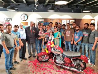 First Jawa Bike Delivered in India