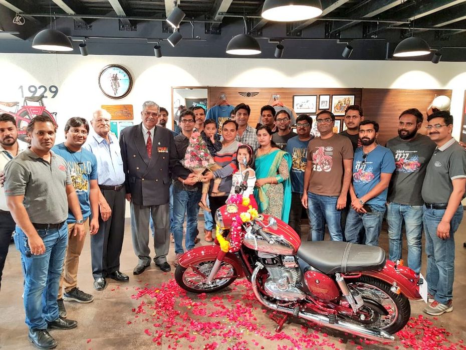 First Jawa Bike Delivered in India