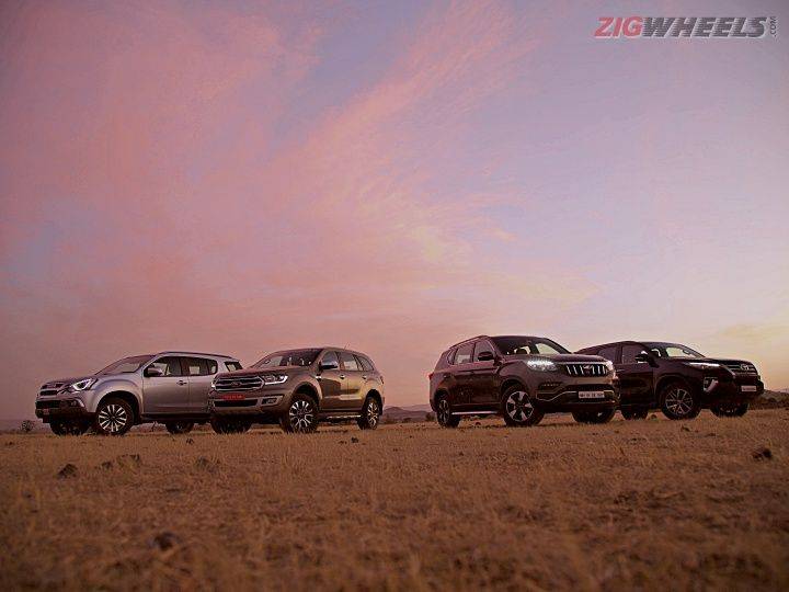 Endeavour vs Fortuner vs Alturas G4 vs MU X Comparison Review