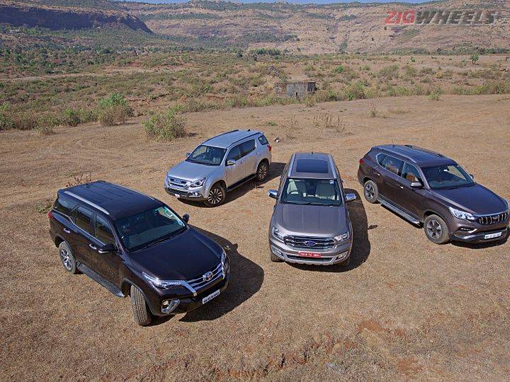 Endeavour vs Fortuner vs Alturas G4 vs MU X Comparison Review