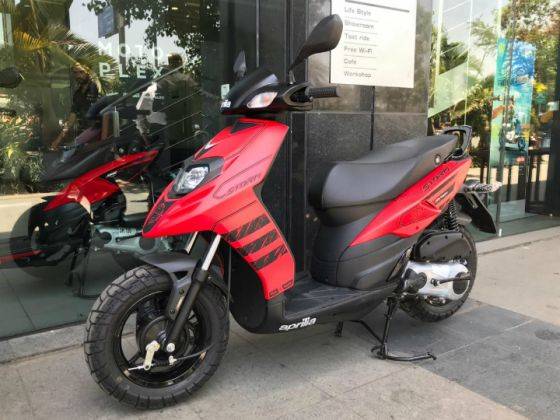 aprilia sr 125 on road price