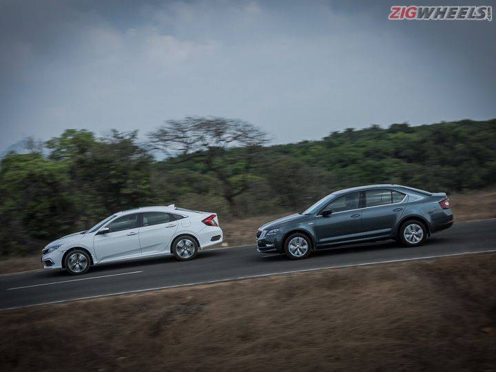 Honda Civic vs Skoda Octavia: Petrol AT Comparison Review