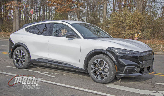 Ford Mustang Mach E Suv With Right Hand Drive Setup Spied In The Us Zigwheels