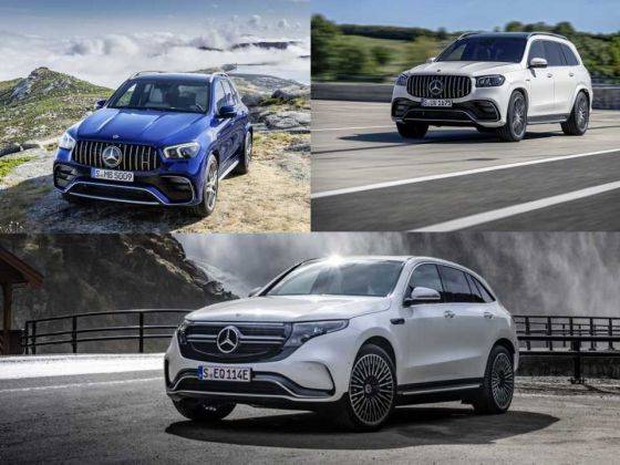 Mercedes Benz At 19 La Auto Show 21 Amg Gls 63 And 21 Amg Gle 63 Suvs And Eqc 400 4matic Electric Suv Debuted Zigwheels