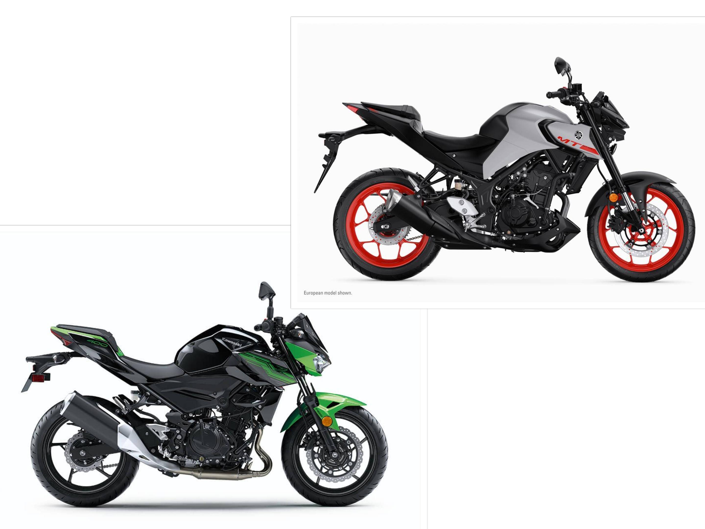 skandaløse Reparation mulig parkere Yamaha MT-03 vs Kawasaki Z400: Spec Comparison - ZigWheels