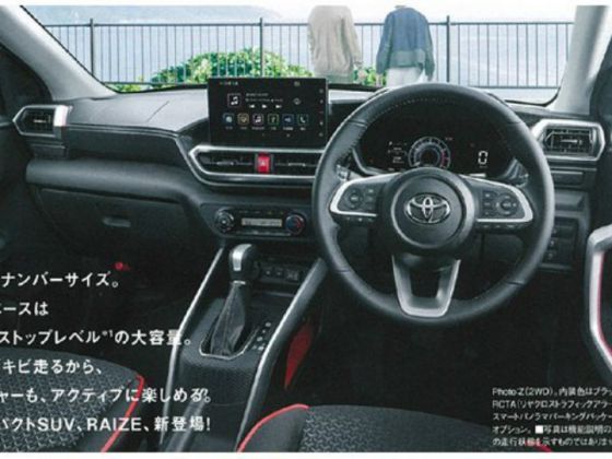Toyota Raize Rise Compact Suv Interiors And Safety