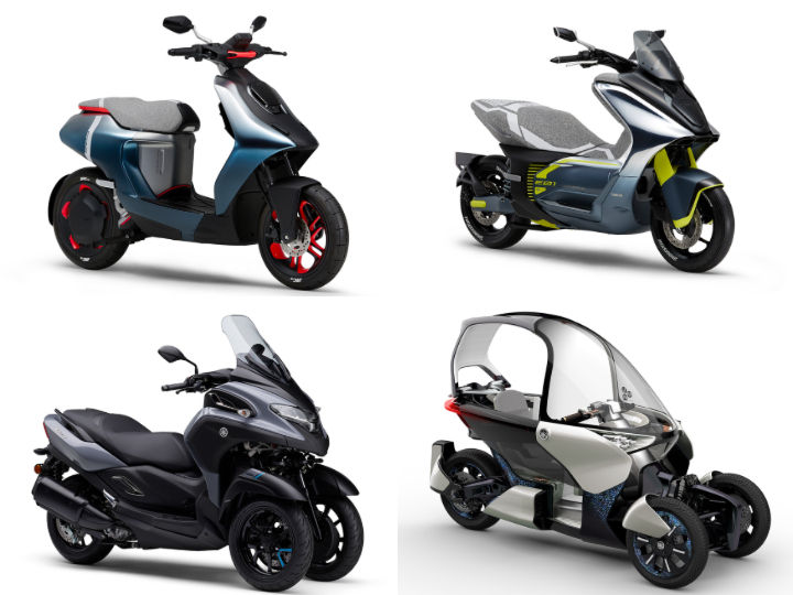 Yamaha At Tokyo Motor Show 2019 E01 E02 Electric Scooters Unveiled -  ZigWheels