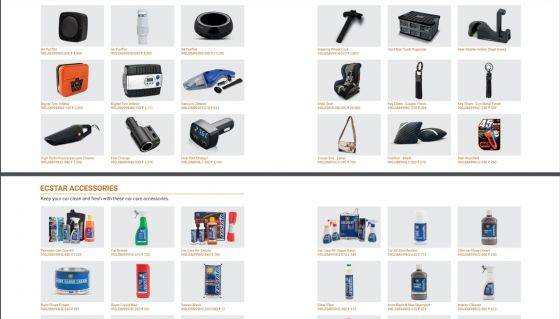 maruti s presso accessories list