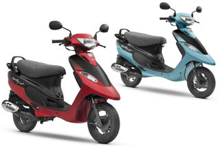 TVS Scooty Pep Plus Gets Two New Matte Colours