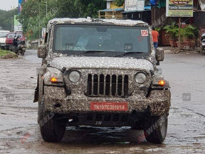 2020 Mahindra Thar Spied Testing Ahead Of Reveal Zigwheels