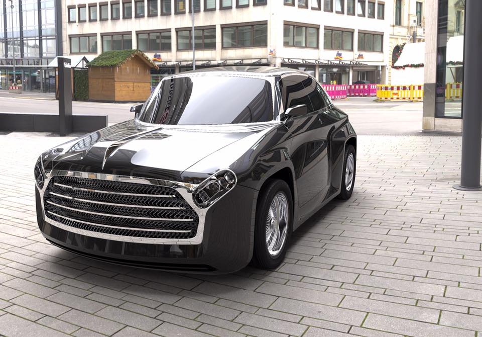 DC2 Reimagines Hindustan Ambassador As eAmby Electric Car Concept