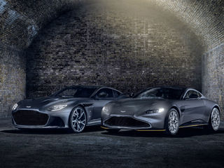 Here's The Aston Martin Vantage And DBS Superleggera With A Little 007 Flair Added To Them