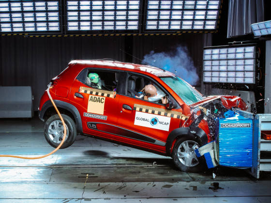 Made In India Renault Kwid Facelift Scores Two Stars In Global Ncap Safety Tests Zigwheels