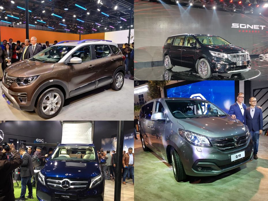 All The MPVs That Put Up A Show At Auto Expo 2020 highlights