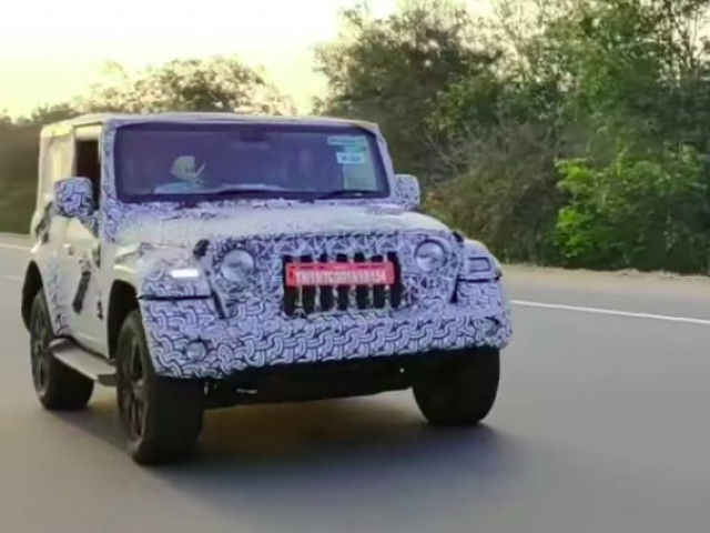 2020 Mahindra Thar Spotted Testing Ahead Of Launch All You Need