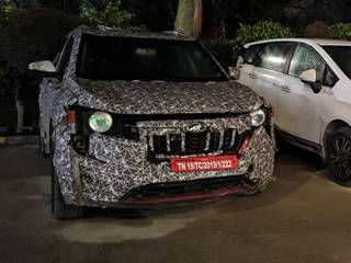 This 2020 Mahindra XUV500 Test Mule Reveals Some Exciting Design Details