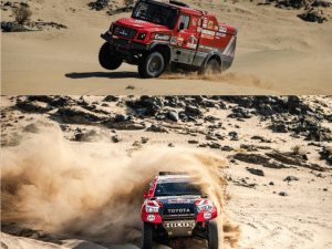 
                  Dakar 2020 Giniel de Villiers Ross Branch And Siarhei Viazovichs Lead The Way In Stage 2