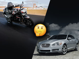 Would You Rather: Buy A New Triumph Street Triple RS Or A Used Jaguar XF?