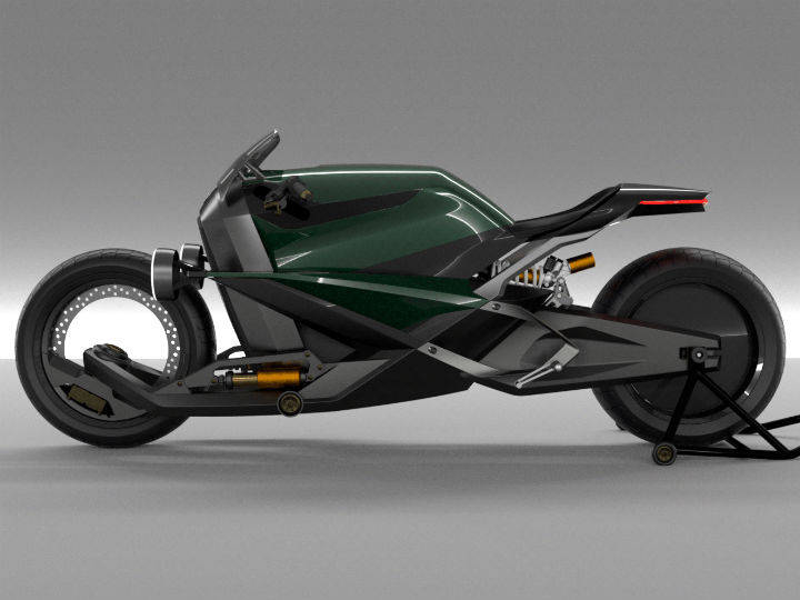 Bentley Bike Concept Rendered ZigWheels