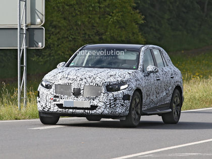 2023 Mercedes-Benz GLC Coupe spied testing; launch expected soon