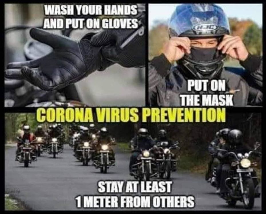 Coronavirus Biker memes