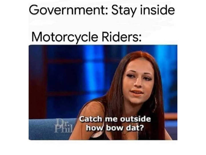 Coronavirus Biker memes