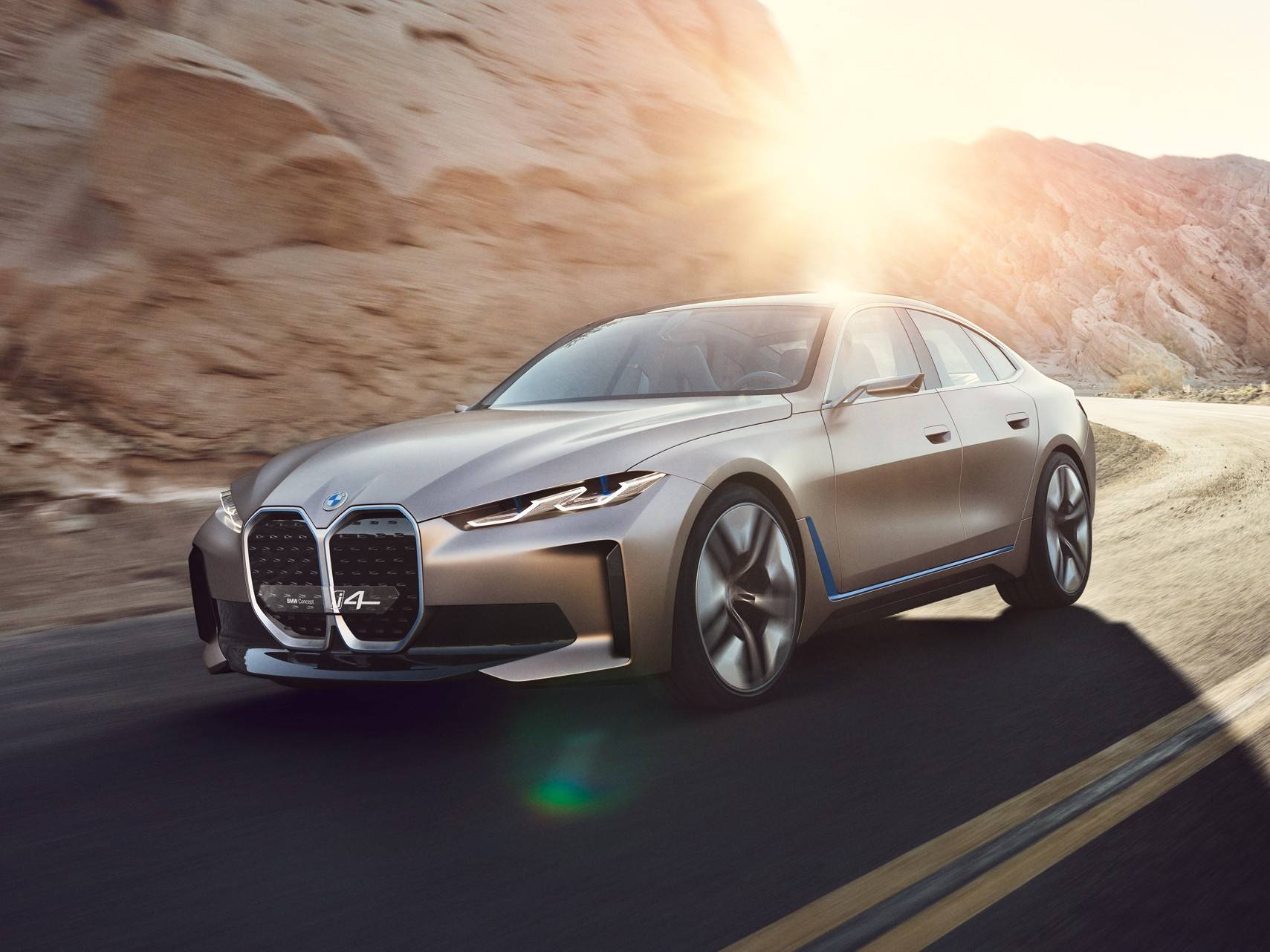 BMW i4 Electric Gran Coupe Concept Unveiled, To Rival Tesla Model 3 - ZigWheels